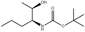 Carbamic acid, [(1S)-1-[(1R)-1-hydroxyethyl]butyl]-, 1,1-dimethylethyl ester Struktur