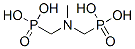 [(methylimino)dimethylene]bisphosphonic acid Struktur