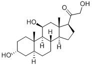 ALLOTETRAHYDROCORTICOSTERONE Struktur