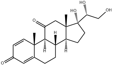 1,4-PREGNADIEN-17,20-BETA, 21-TRIOL-3,11-DIONE Struktur