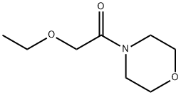 Morpholine,4-(ethoxyacetyl)- Structure