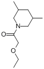 Piperidine,1-(ethoxyacetyl)-3,5-dimethyl- Struktur