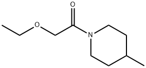 Piperidine,1-(ethoxyacetyl)-4-methyl- Struktur