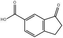 1-Indanone-6-carboxylic acid Struktur