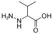 2-Hydrazino-3-methylbutanoic acid Struktur