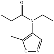 Propanamide,  N-ethyl-N-(5-methyl-4-isoxazolyl)- Struktur