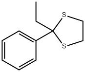 Propiophenone ethane-1,2-diyl dithioacetal Struktur