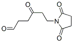 1-Pyrrolidinehexanal, gamma,2,5-trioxo- (9CI) Struktur