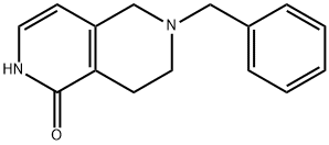 6-benzyl-5,6,7,8-tetrahydro-2,6-naphthyridin-1(2H)-one Struktur