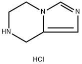 5,6,7,8-TETRAHYDROIMIDAZO[1,5-A]PYRAZINE HYDROCHLORIDE Struktur