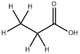 PROPIONIC ACID-D5 Struktur