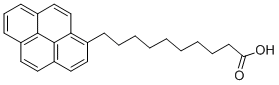 1-Pyrenedecanoicacid Struktur