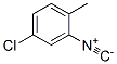 Benzene, 4-chloro-2-isocyano-1-methyl- (9CI) Struktur