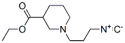 3-Piperidinecarboxylicacid,1-(3-isocyanopropyl)-,ethylester(9CI) Struktur