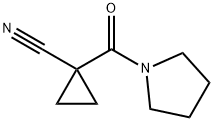 Pyrrolidine, 1-[(1-cyanocyclopropyl)carbonyl]- (9CI) Struktur