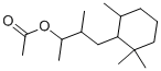 ISO-METHYL TETRAHYDROIONYL ACETATE Struktur