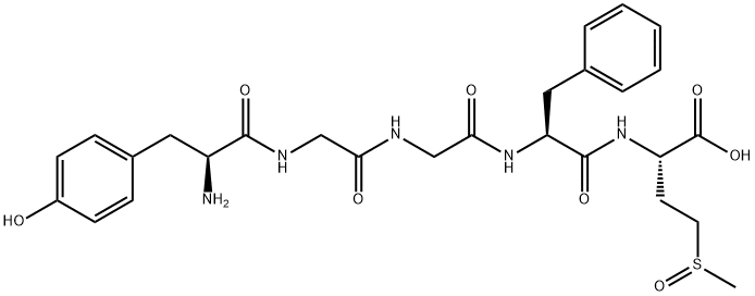 (MET(O)5)-ENKEPHALIN Struktur