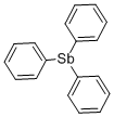 Triphenylantimony Struktur