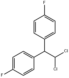 1,1'-(2,2-Dichloroethylidene)bis[4-fluorobenzene] Struktur