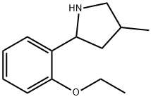 Pyrrolidine, 2-(2-ethoxyphenyl)-4-methyl- (9CI) Struktur