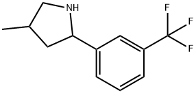 Pyrrolidine, 4-methyl-2-[3-(trifluoromethyl)phenyl]- (9CI) Struktur