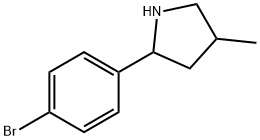 Pyrrolidine, 2-(4-bromophenyl)-4-methyl- (9CI) Struktur