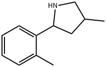 Pyrrolidine, 4-methyl-2-(2-methylphenyl)- (9CI) Struktur