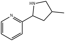 Pyridine, 2-(4-methyl-2-pyrrolidinyl)- (9CI) Struktur