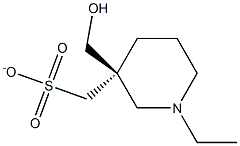 3-Piperidinemethanol,1-ethyl-,methanesulfonate(ester),(3R)-(9CI) Struktur