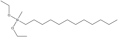 DODECYLMETHYLDIETHOXYSILANE Struktur