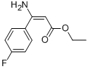 3-AMINO-3-(4-FLUOROPHENYL)-2-PROPENOIC ACID ETHYL ESTER Struktur