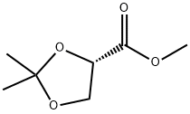 ALPHA,BETA-ISOPROPYLIDENE-L-GLYCERIC ACID METHYL ESTER Struktur