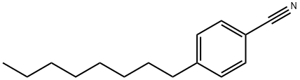 4-N-OCTYLBENZONITRILE Struktur