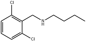 N-Butyl-2,6-dichlorobenzenemethanamine Struktur