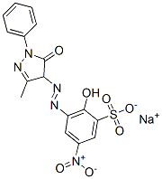 Natrium-3-[(4,5-dihydro-3-methyl-5-oxo-1-phenyl-1H-pyrazol-4-yl)azo]-2-hydroxy-5-nitrobenzolsulfonat