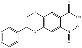 4-BENZYLOXY-5-METHOXY-2-NITRO-BENZOIC ACID Struktur