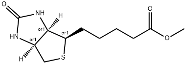 methyl 5-[(1S,2S,5R)-7-oxo-3-thia-6,8-diazabicyclo[3.3.0]oct-2-yl]pent anoate Struktur