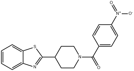 Piperidine, 4-(2-benzothiazolyl)-1-(4-nitrobenzoyl)- (9CI) Struktur