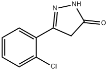 5-(2-CHLOROPHENYL)-2,4-DIHYDRO-3H-PYRAZOL-3-ONE Struktur