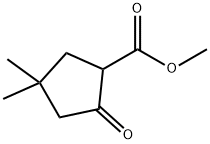 METHYL 4,4-DIMETHYL-2-OXOCYCLOPENTANECARBOXYLATE Struktur