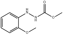 3-(2-Methoxyphenyl)carbazic acid methyl ester Struktur