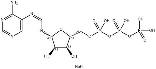 ADENOSIN-5'-TRIPHOSPHATE TETRASODIUM SALT Struktur