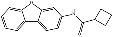 Cyclobutanecarboxamide, N-dibenzofuran-3-yl- (9CI) Struktur