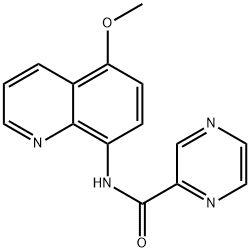 Pyrazinecarboxamide, N-(5-methoxy-8-quinolinyl)- (9CI) Struktur