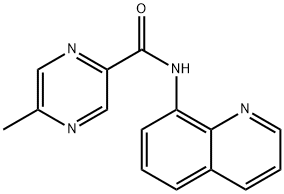 Pyrazinecarboxamide, 5-methyl-N-8-quinolinyl- (9CI) Struktur