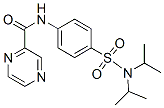 Pyrazinecarboxamide, N-[4-[[bis(1-methylethyl)amino]sulfonyl]phenyl]- (9CI) Struktur