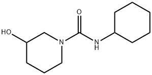 1-Piperidinecarboxamide,N-cyclohexyl-3-hydroxy-(9CI) Struktur