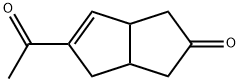 2(1H)-Pentalenone, 5-acetyl-3,3a,4,6a-tetrahydro- (9CI) Struktur