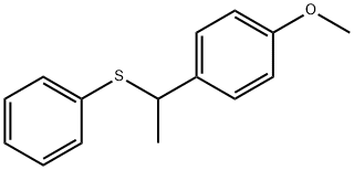 p-[1-(Phenylthio)ethyl]anisole Struktur