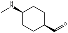 Cyclohexanecarboxaldehyde, 4-(methylamino)-, cis- (9CI) Struktur